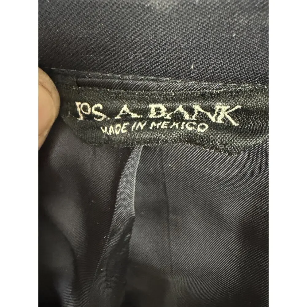 Jos. A. Bank Suit Jacket Mens 44 Blue Wool Classic Old Money Business Formal
